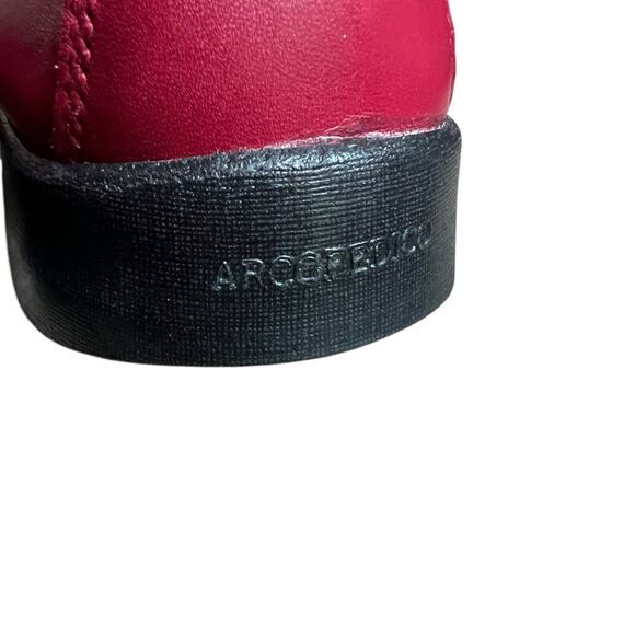 Arcopedico Shawna Red Leather Mary Jane Ballet Shoes Flats Sz EU 40 US 9 - Picture 9 of 12